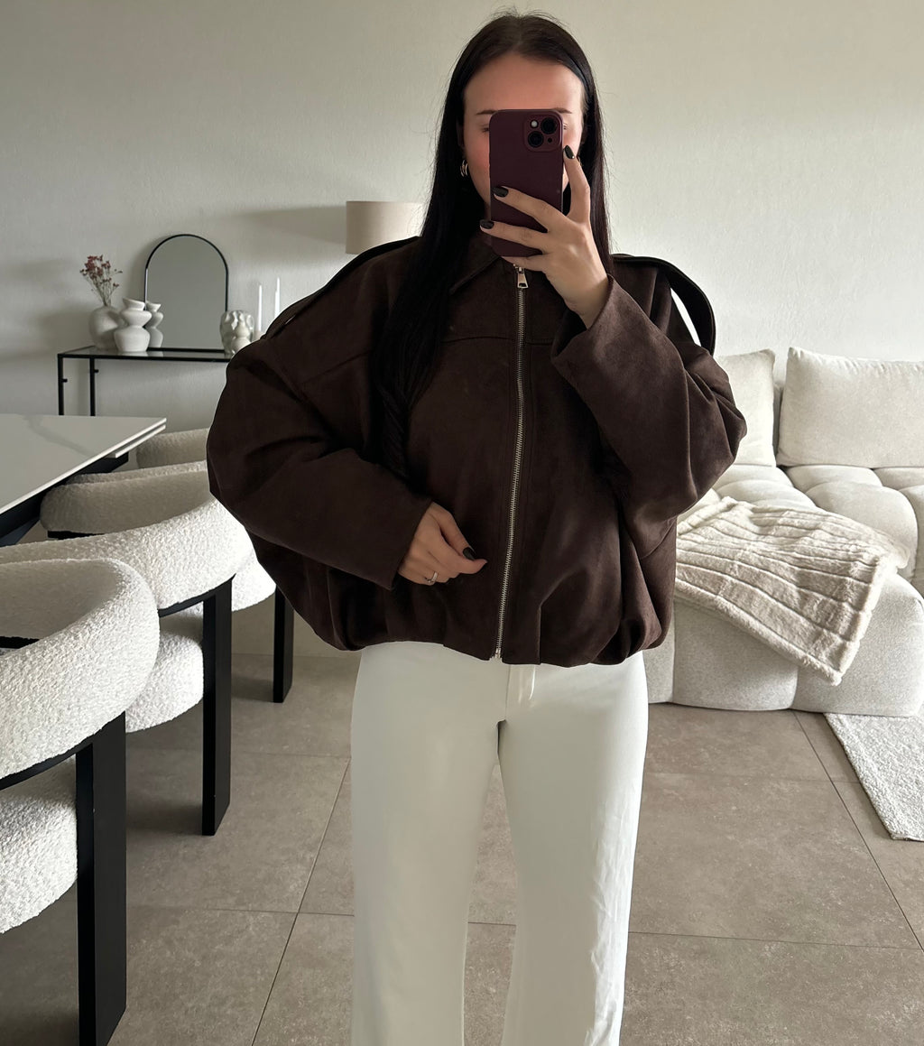 Veste marron taille S/M