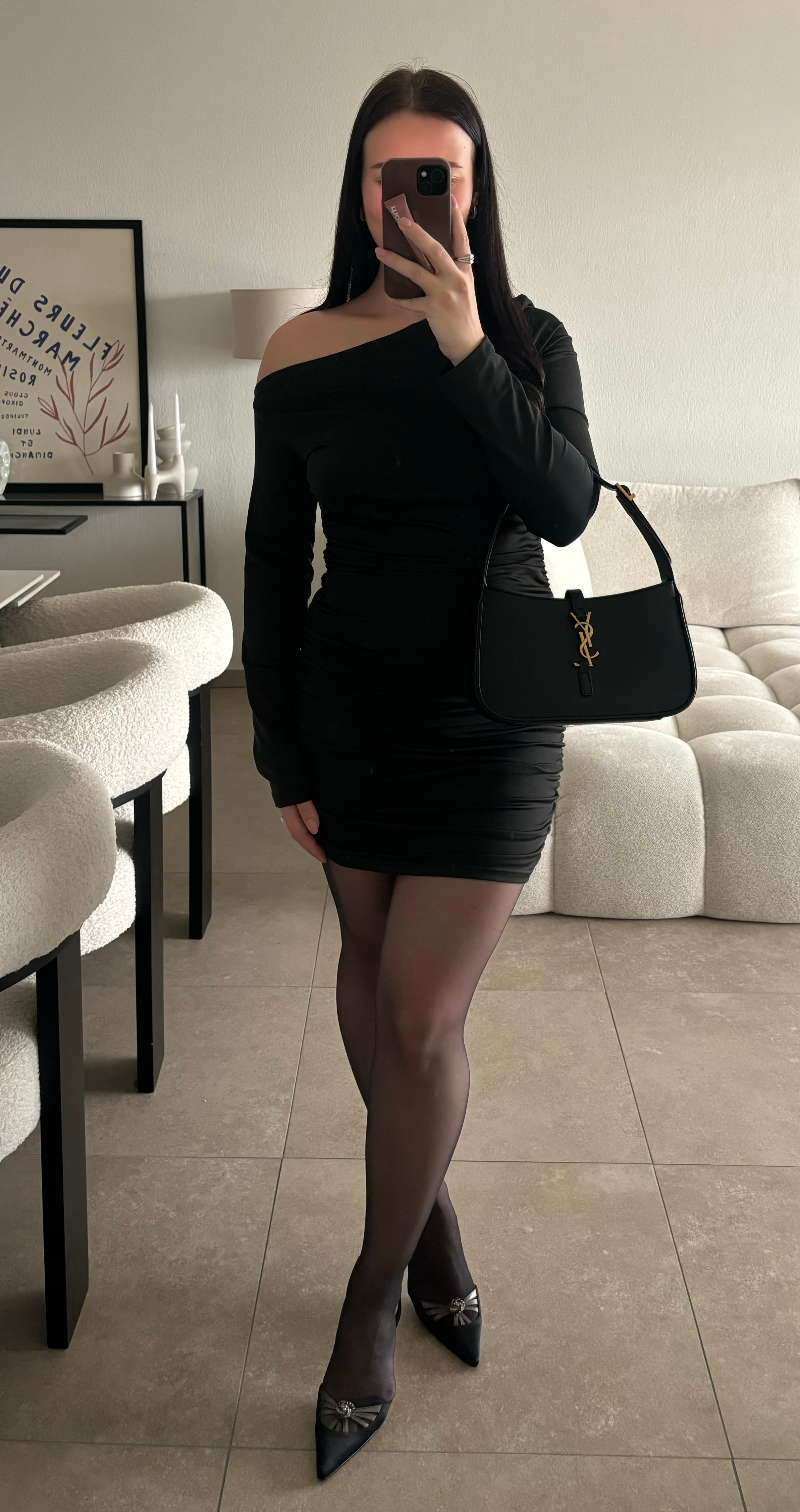 Robe noire taille M