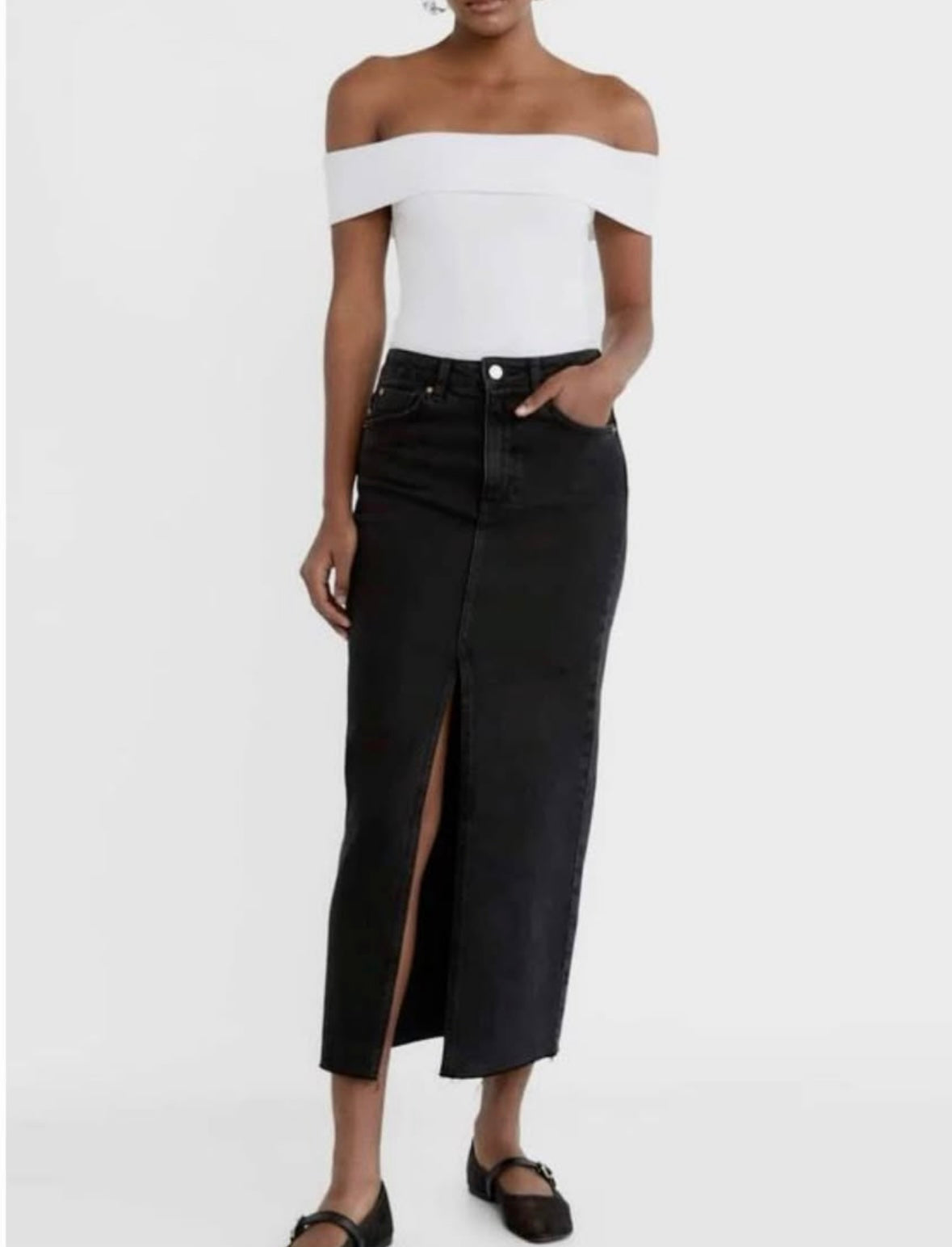 Jupe en jeans Stradivarius taille 34