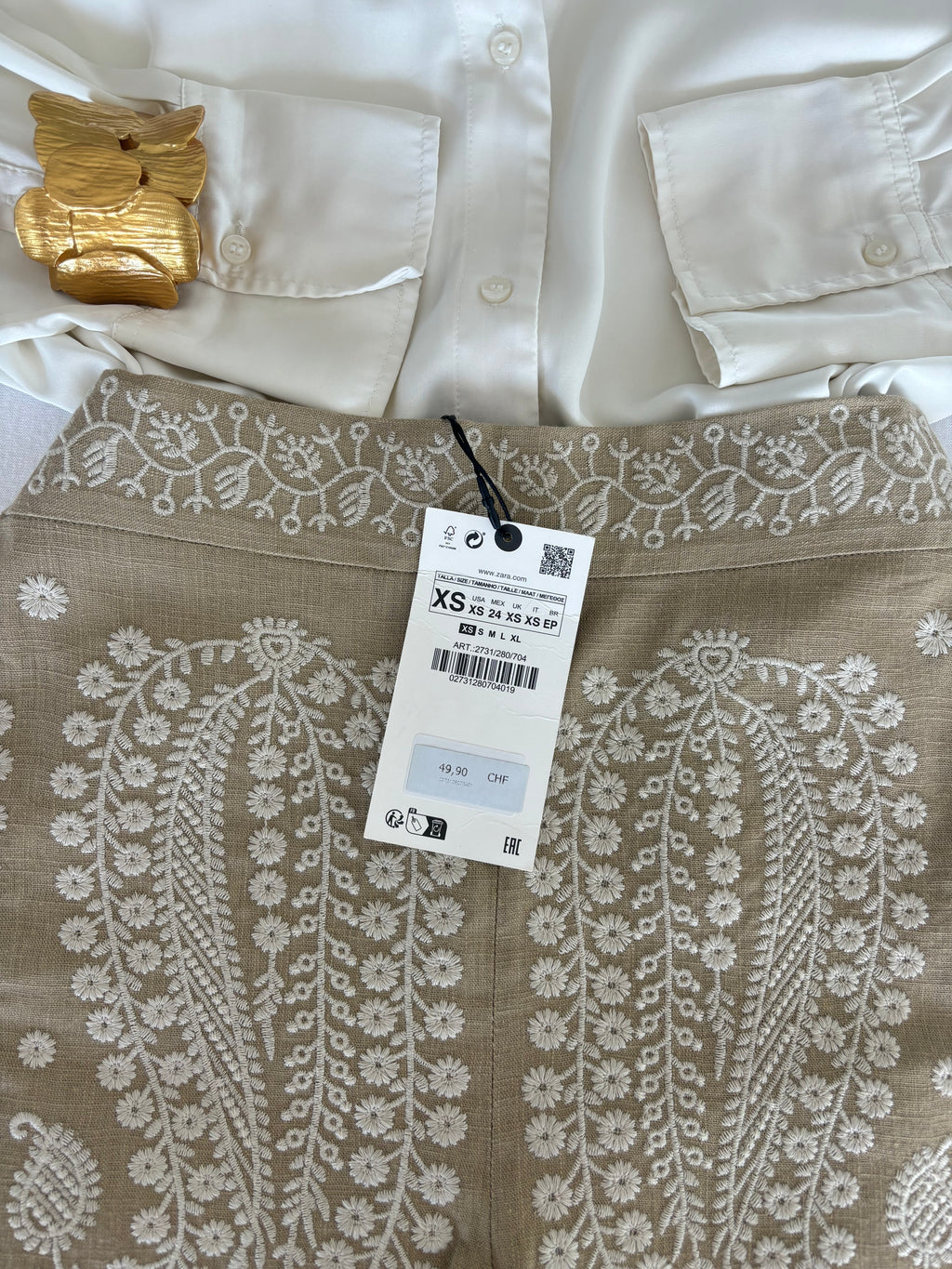 Short Zara taille XS (neuf)
