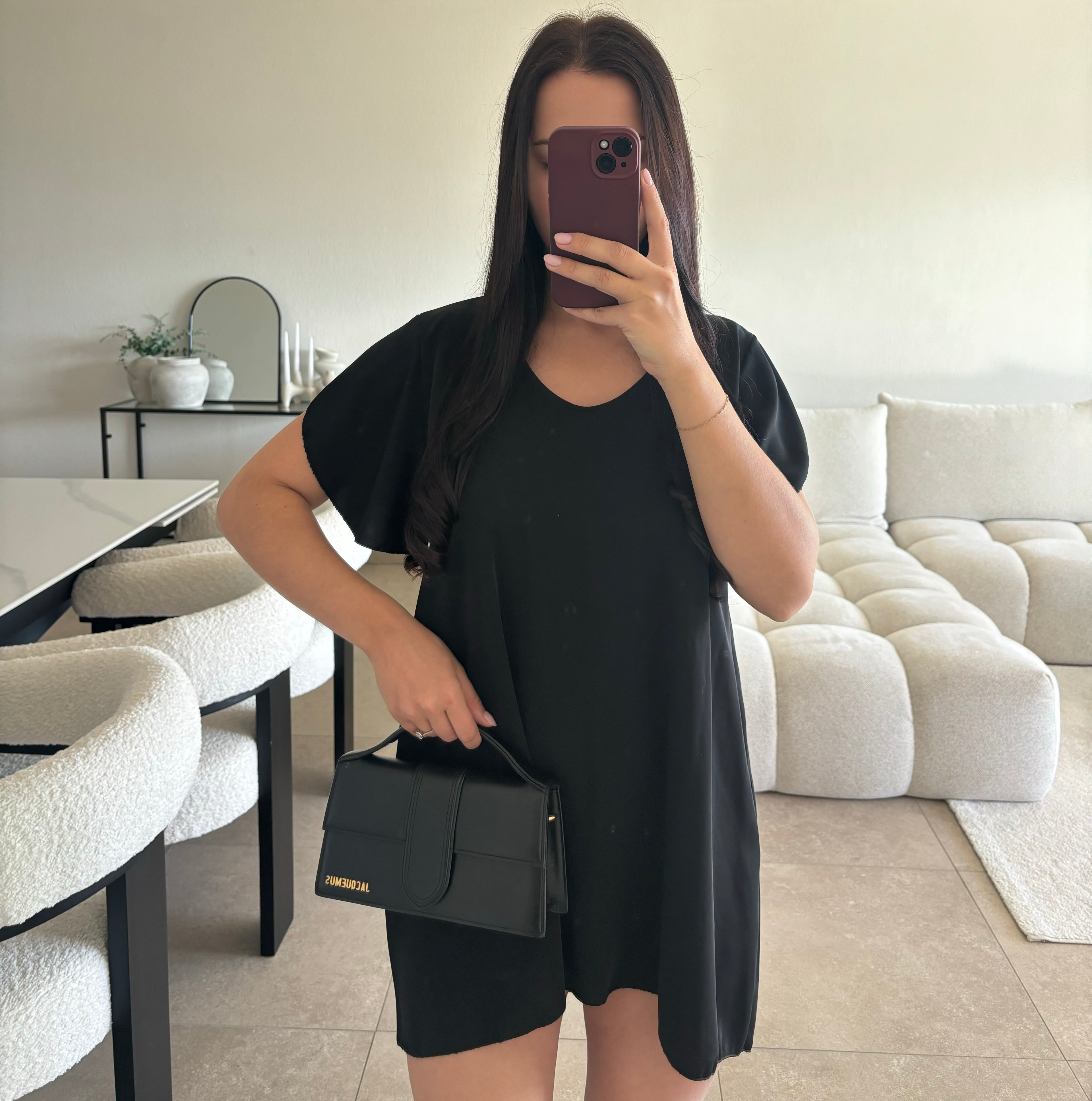 Robe noire fluide taille M