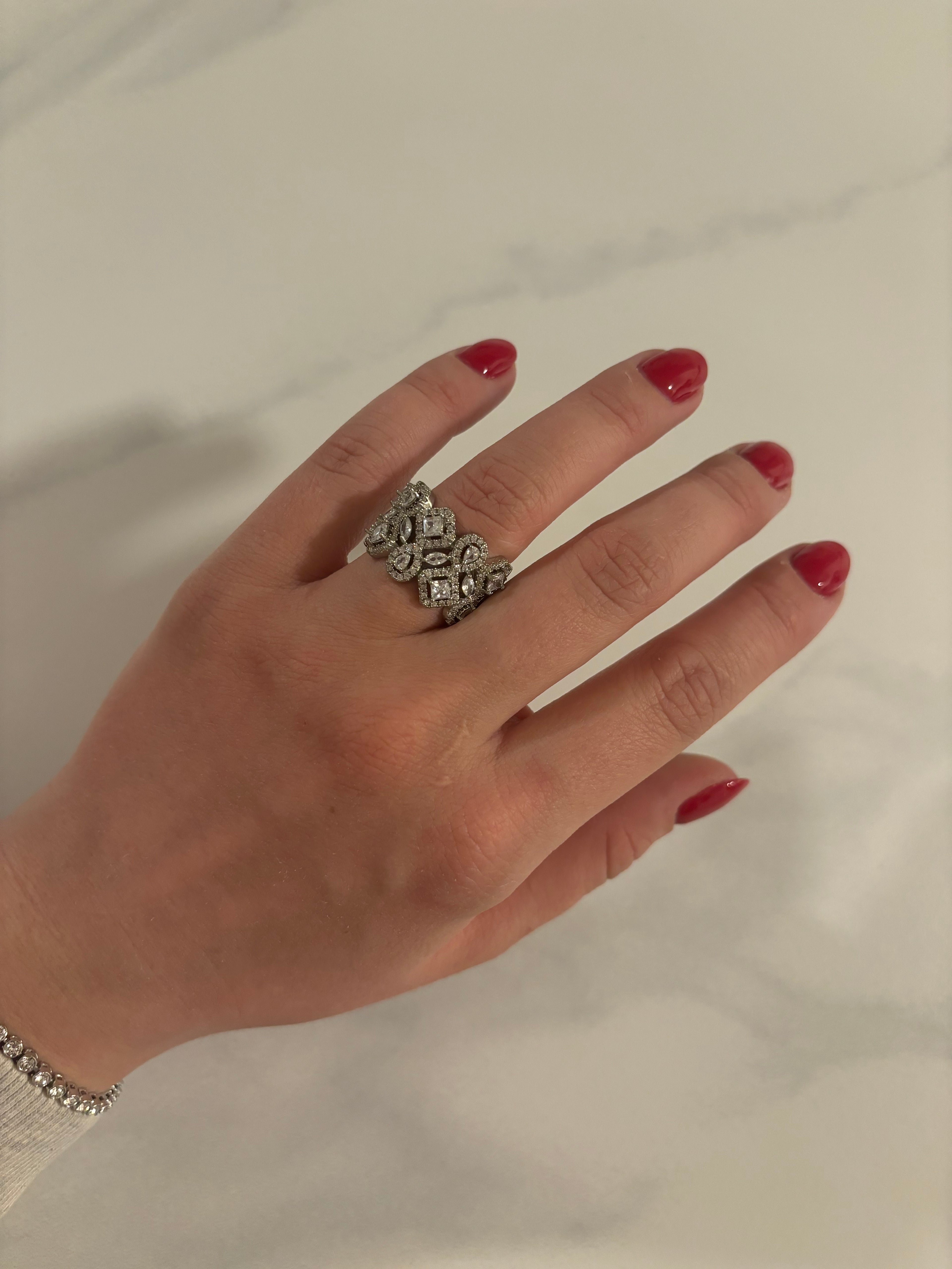 Bague réglable en acier inoxydable