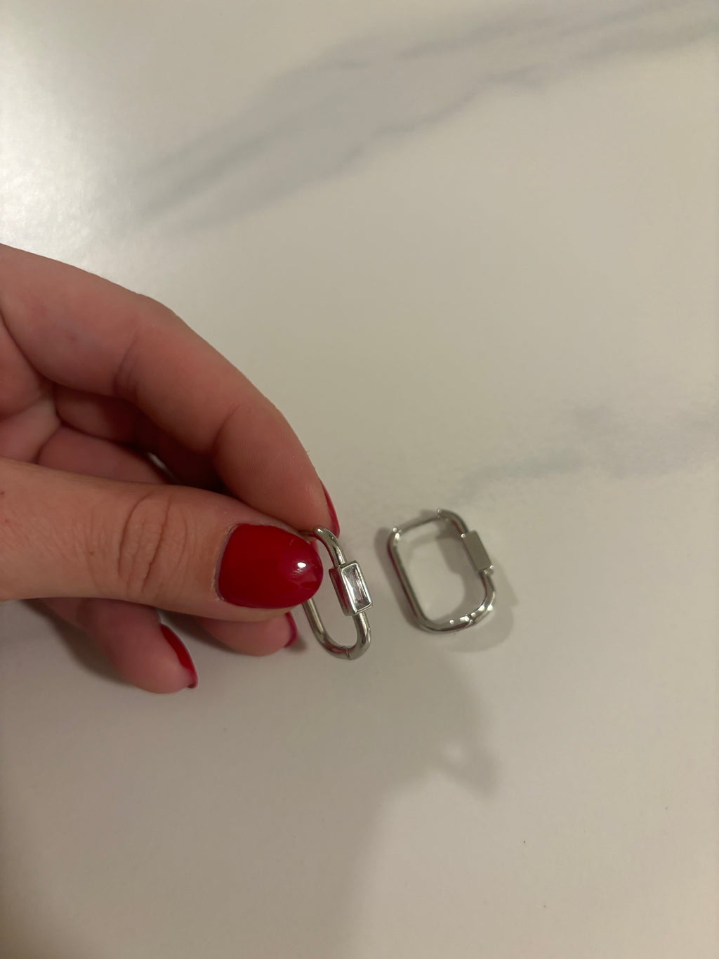 Boucles d’oreilles en acier inoxydable