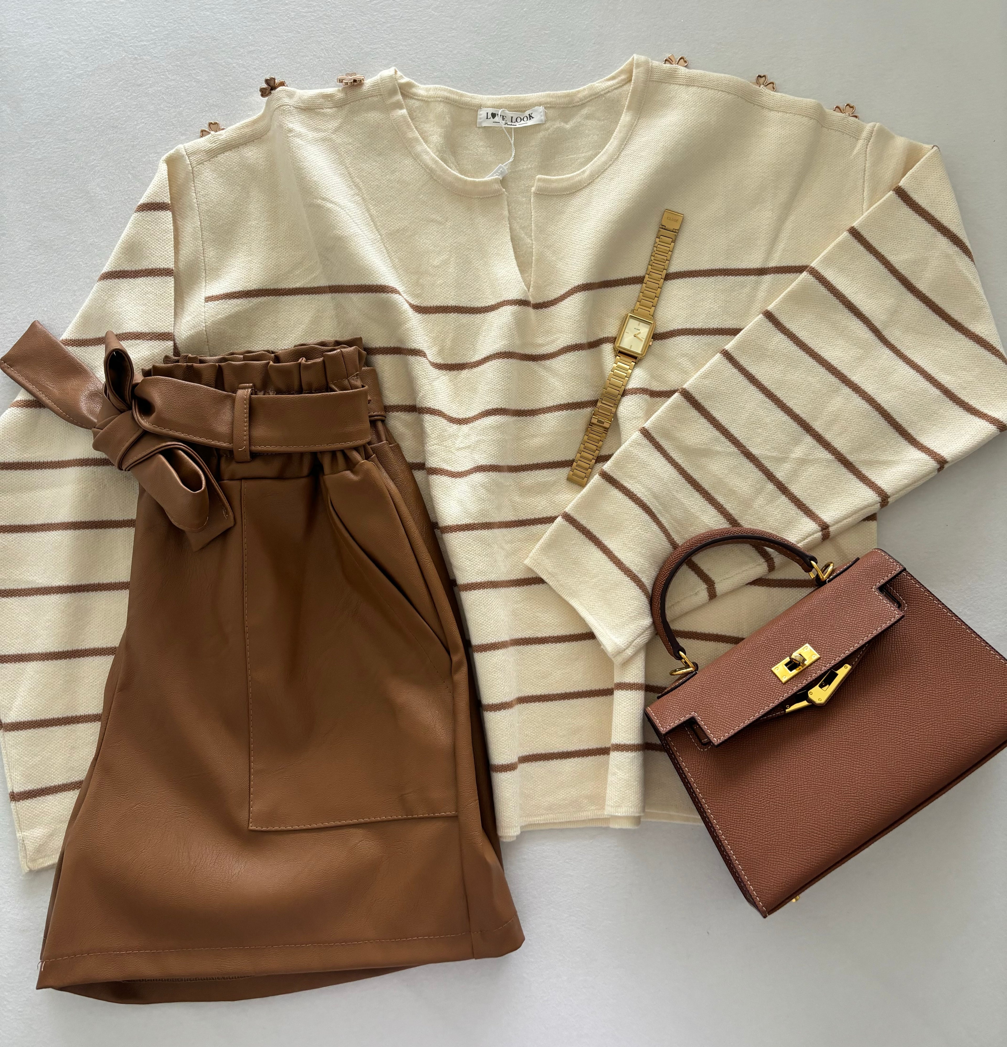 Pull rayé taille S/M