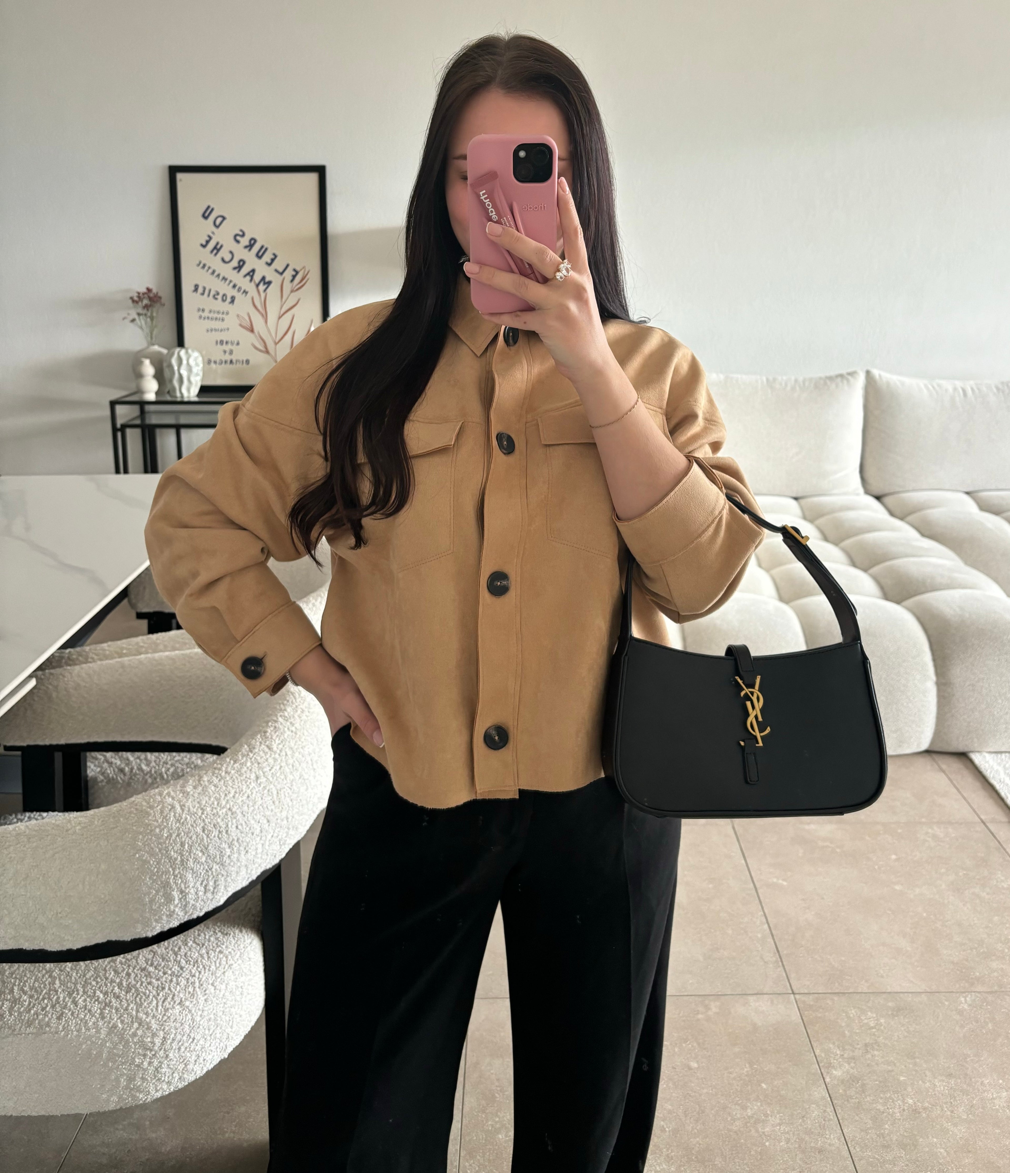 Veste en daim ZARA taille M