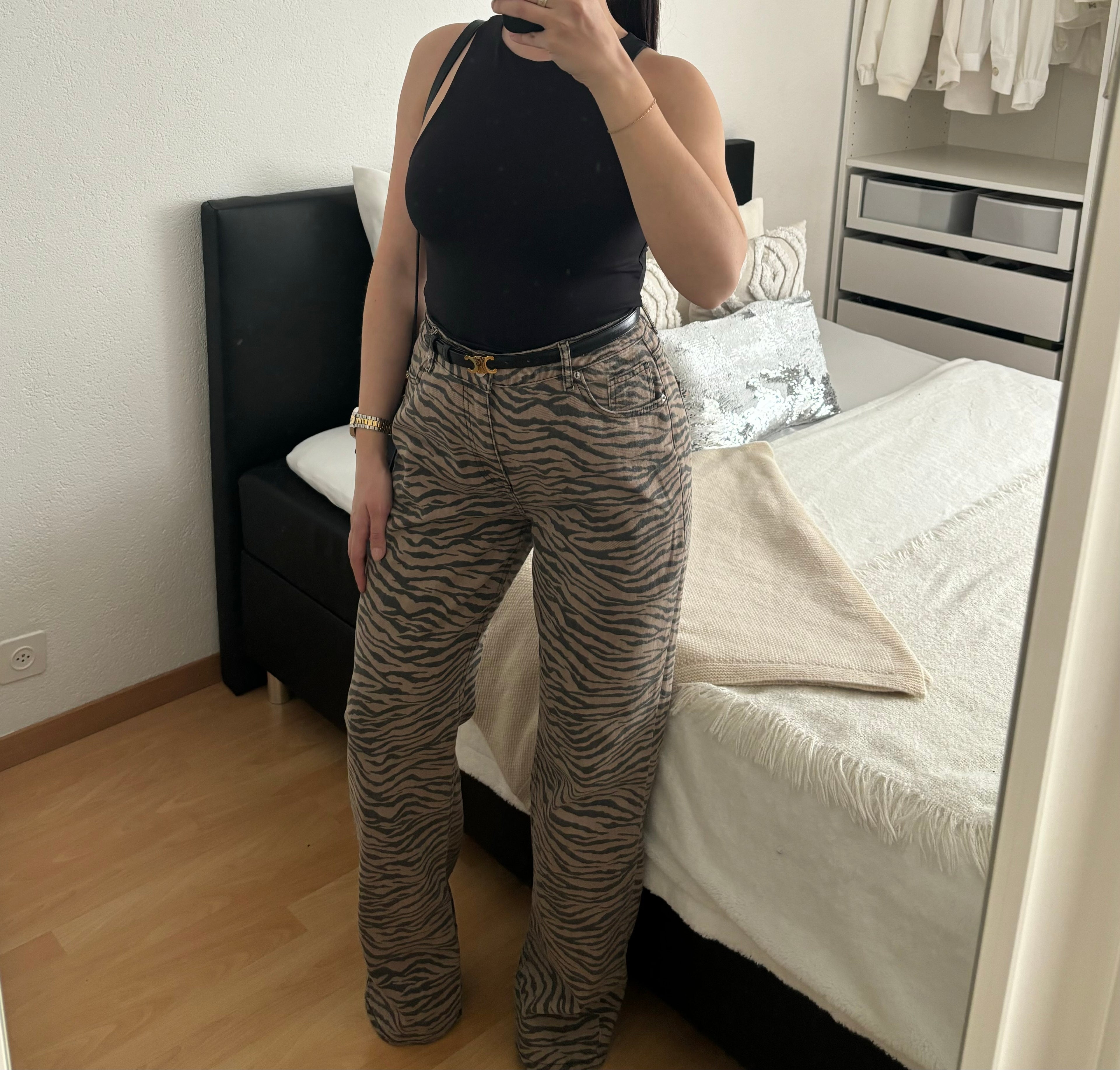 Pantalon taille 38 (taille haute)