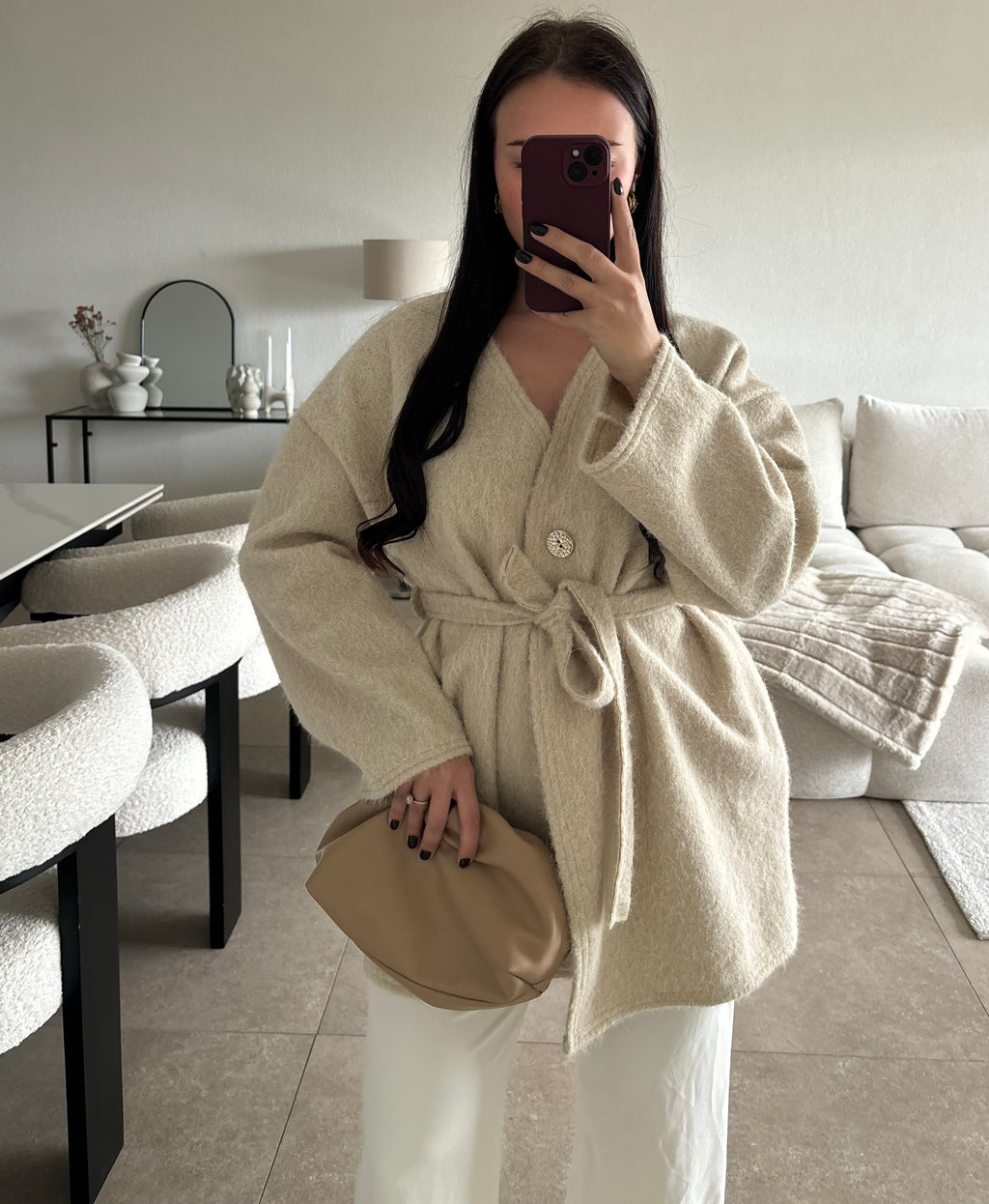 Manteau style « laine » taille S/M