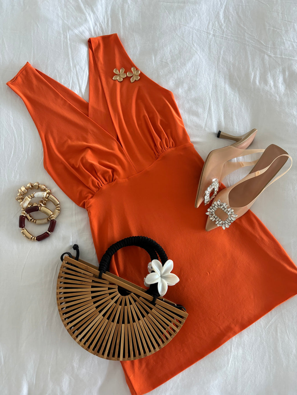Robe avec dos croisé taille M