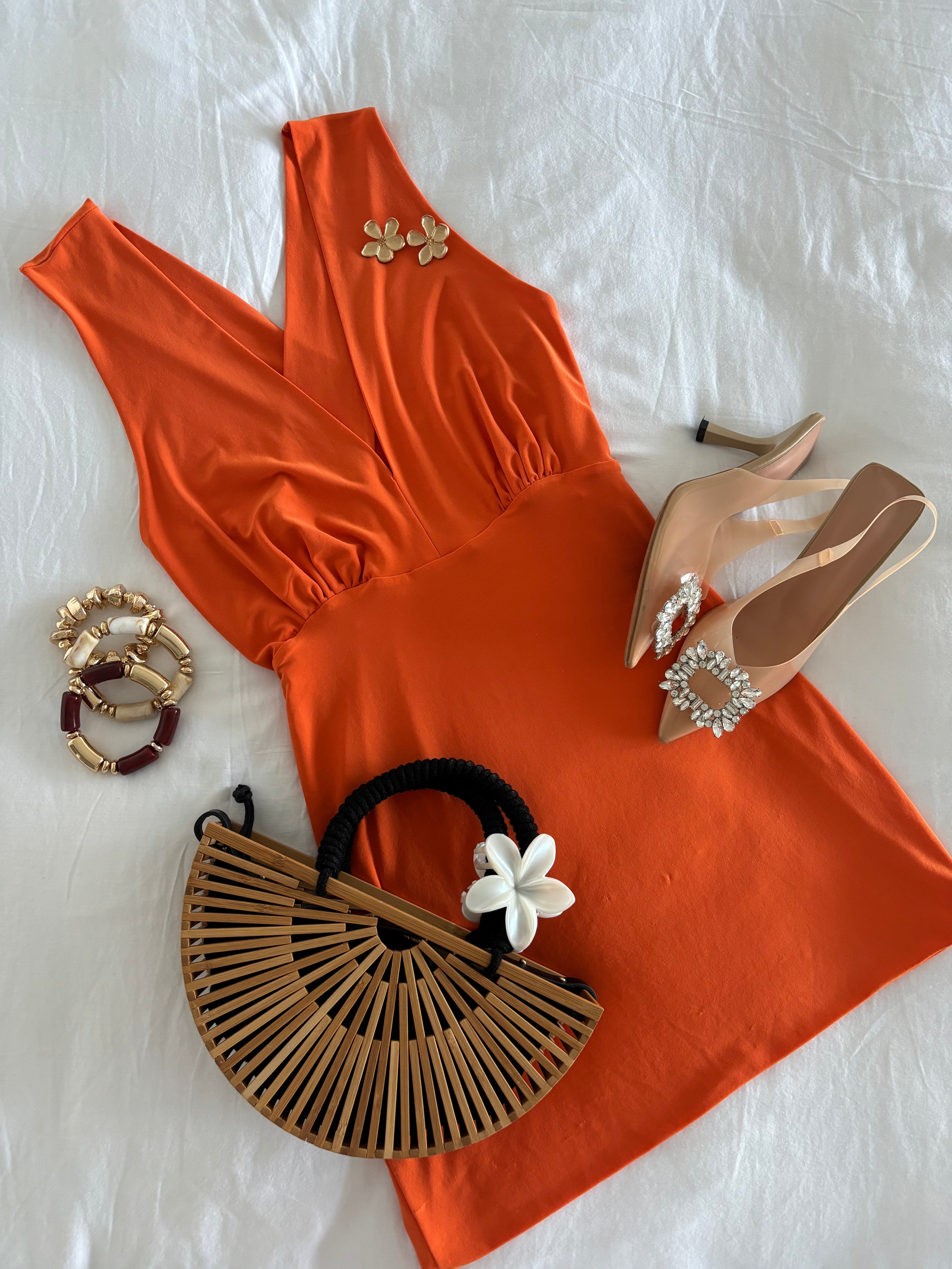 Robe avec dos croisé taille M