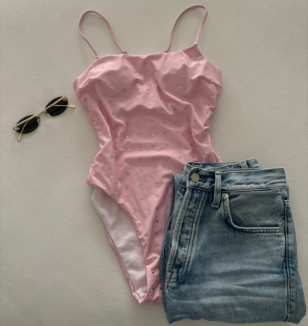 Body/maillot de bain avec strass taille S/M