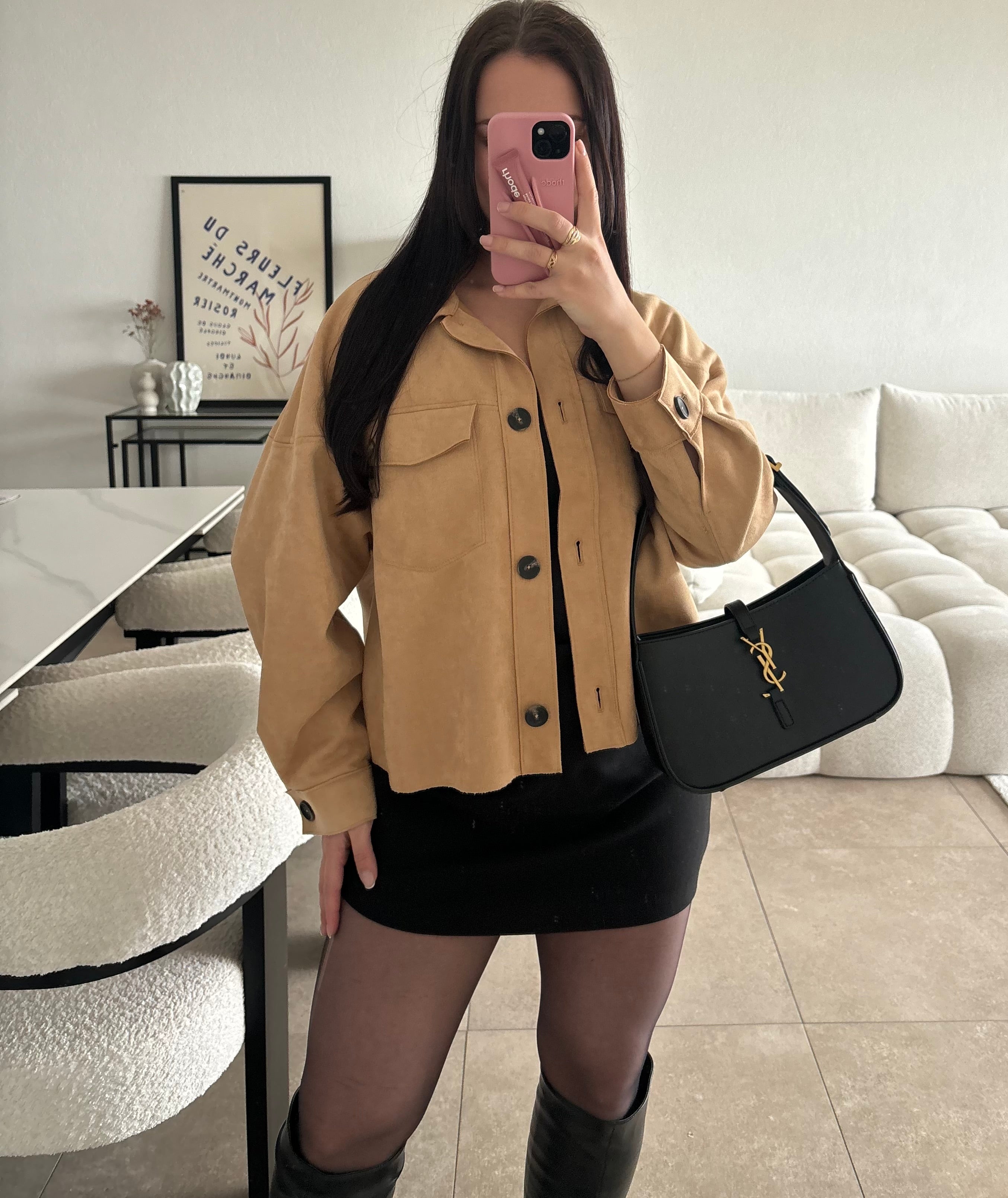 Veste en daim ZARA taille M