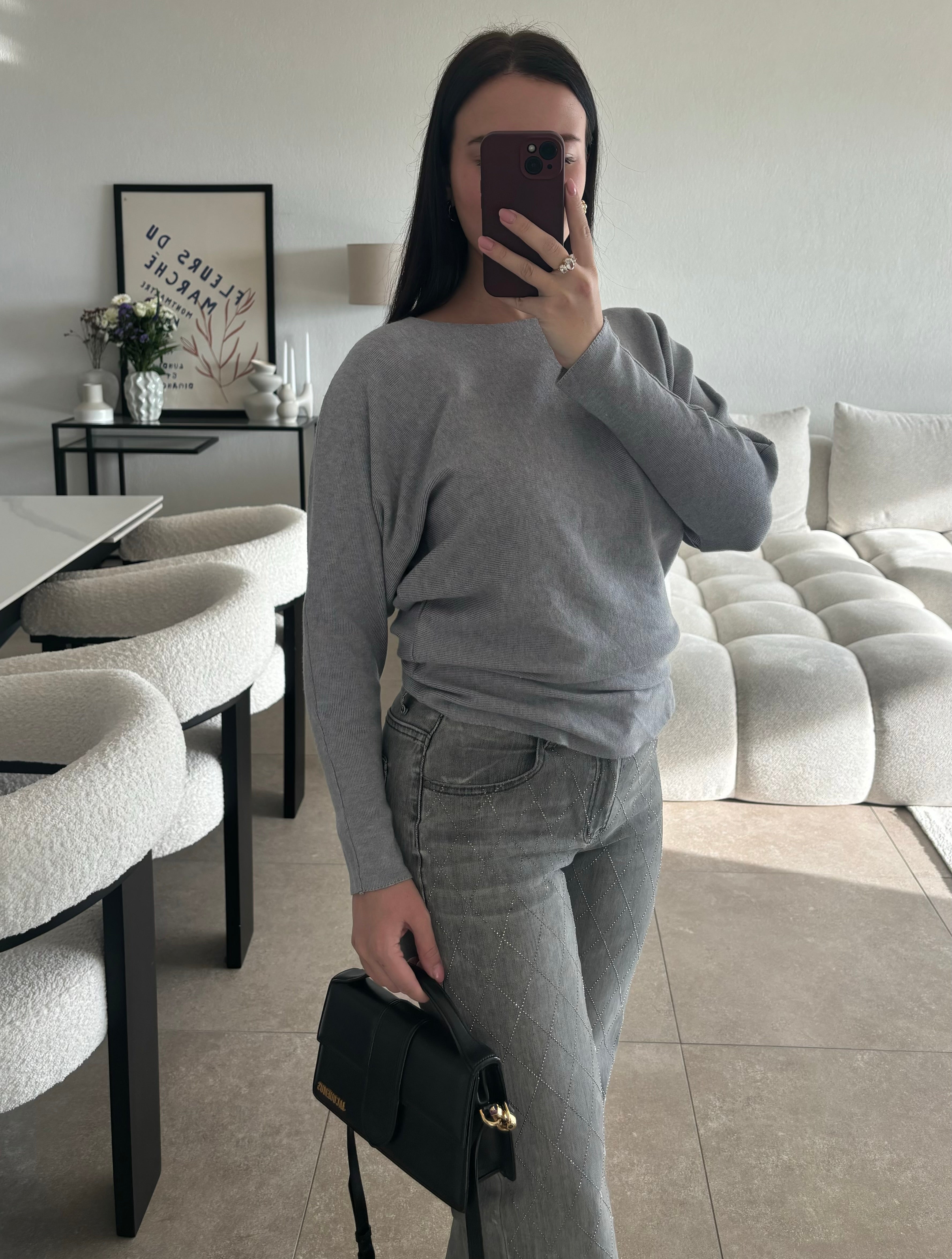 Pull gris taille S/M