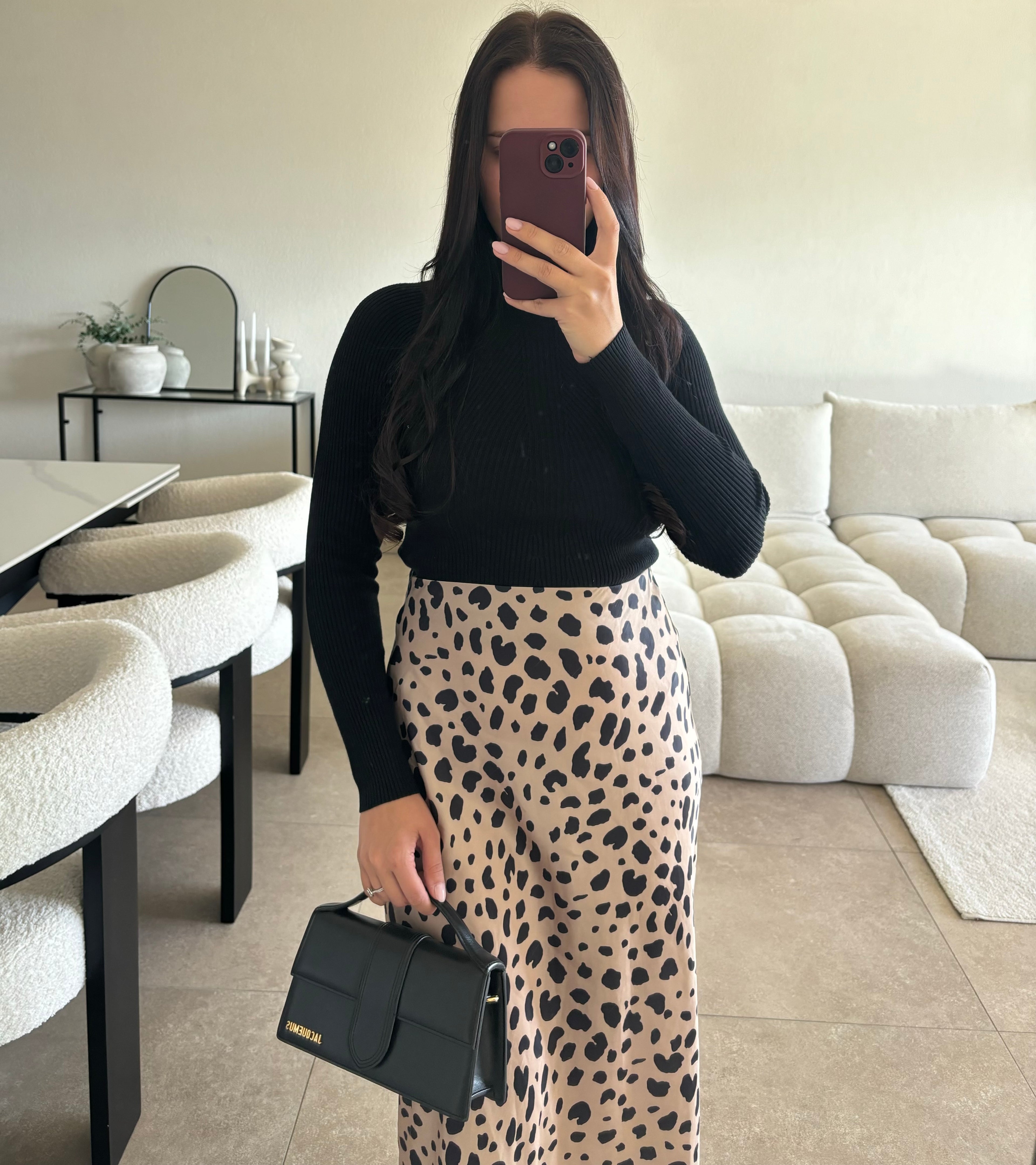 Jupe satinée taille M