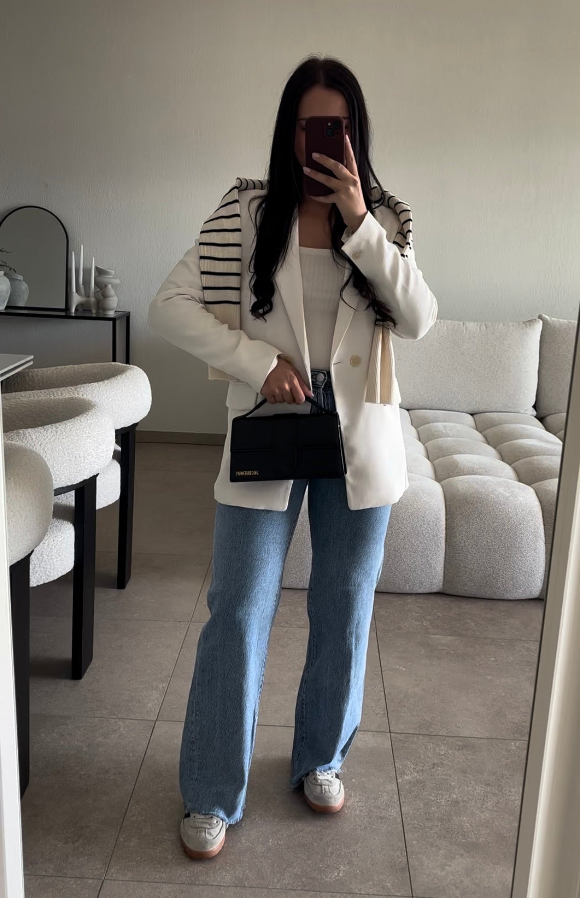 Pull rayé taille S/M