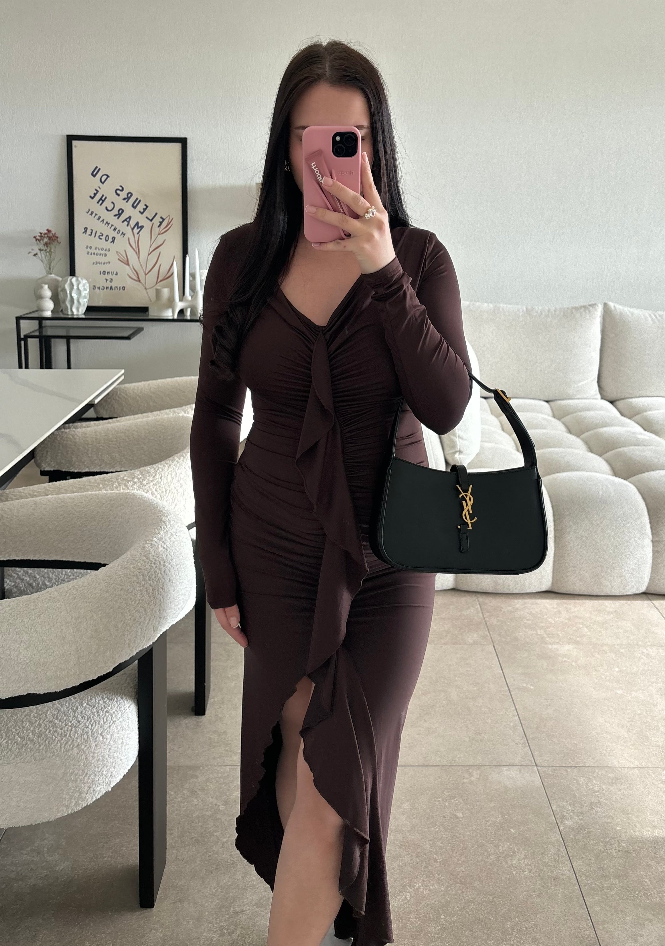 Robe marron taille S/M