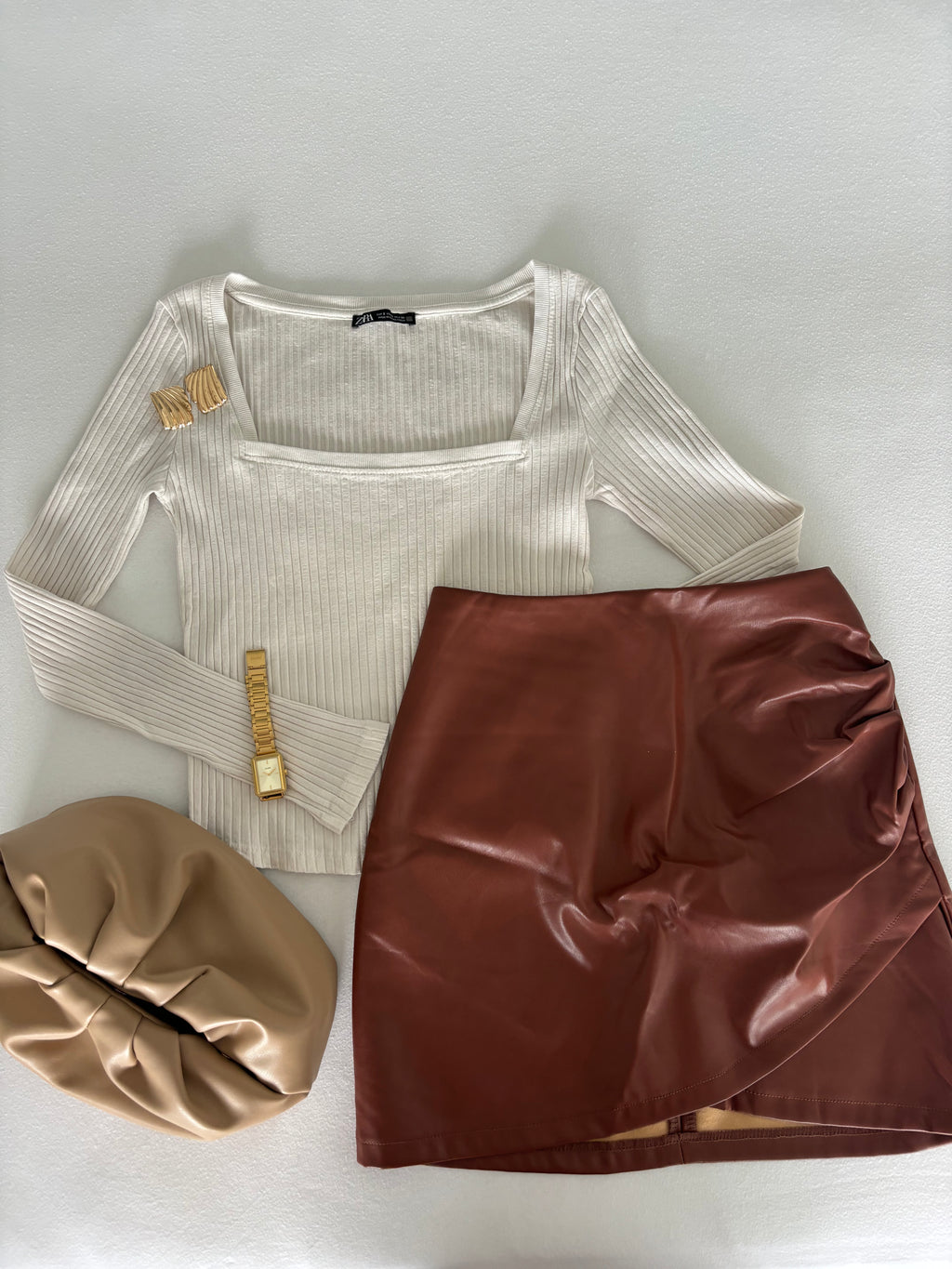 Jupe en similicuir  taille S
