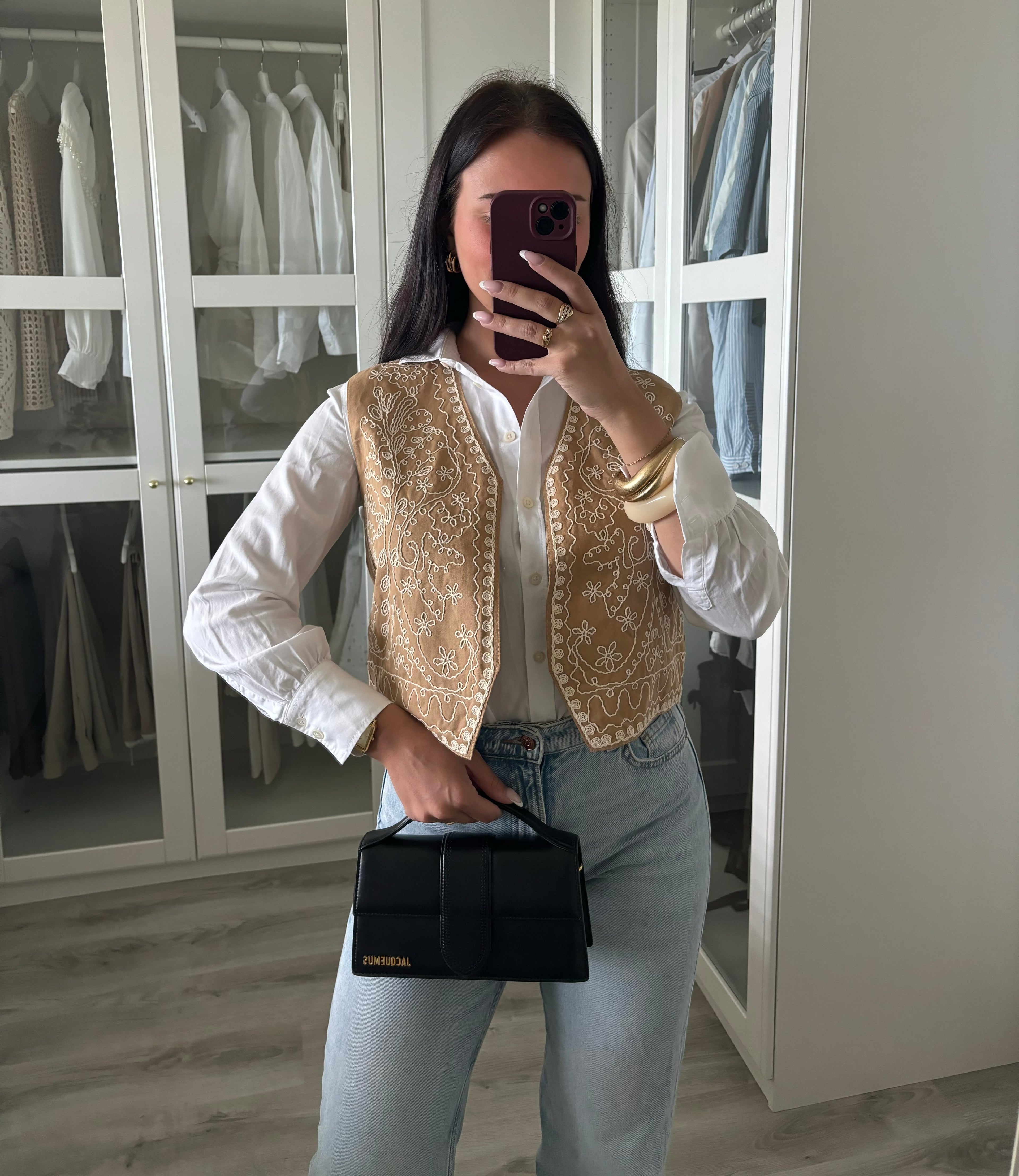 Gilet brun taille S/M