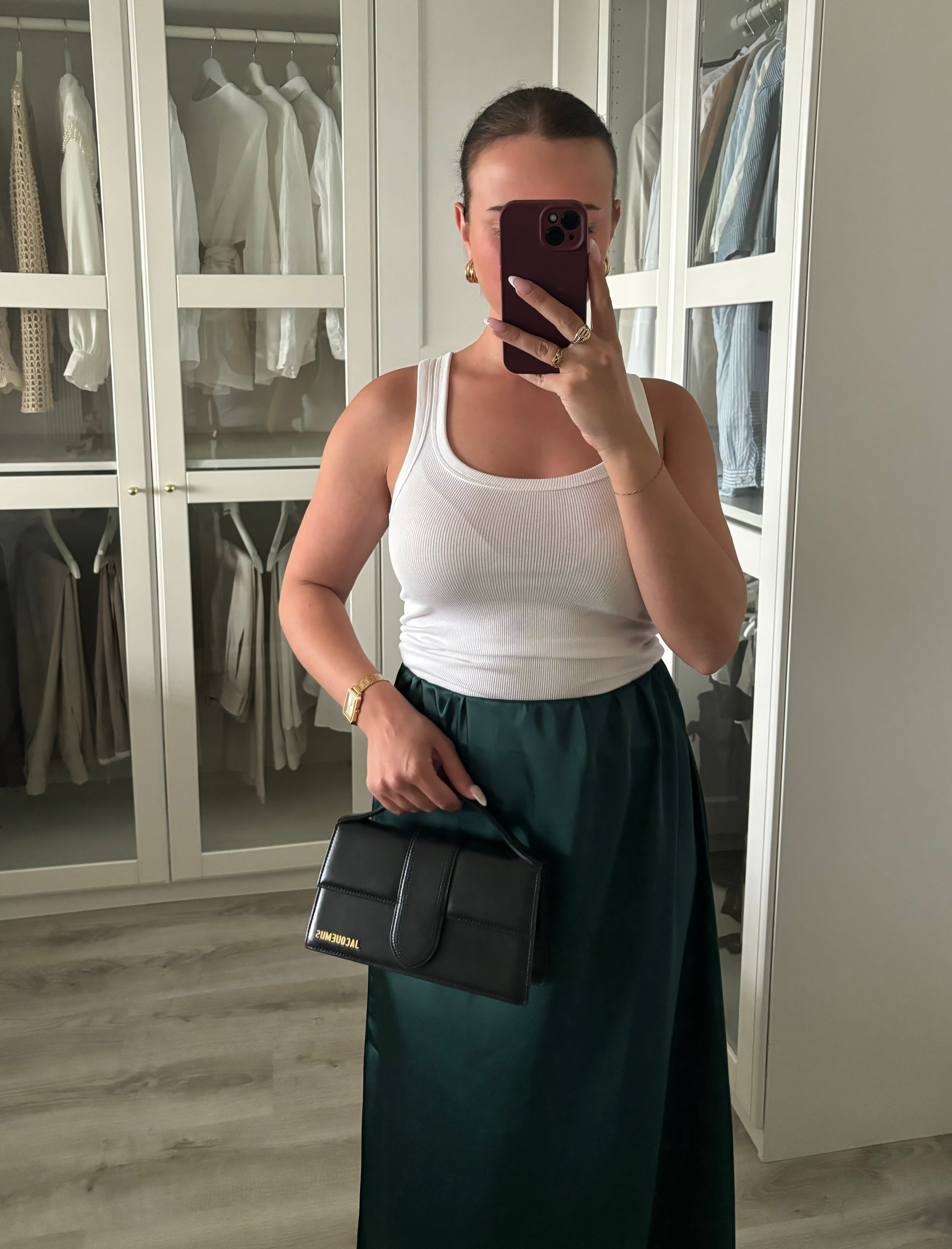 Jupe satinée taille S/M