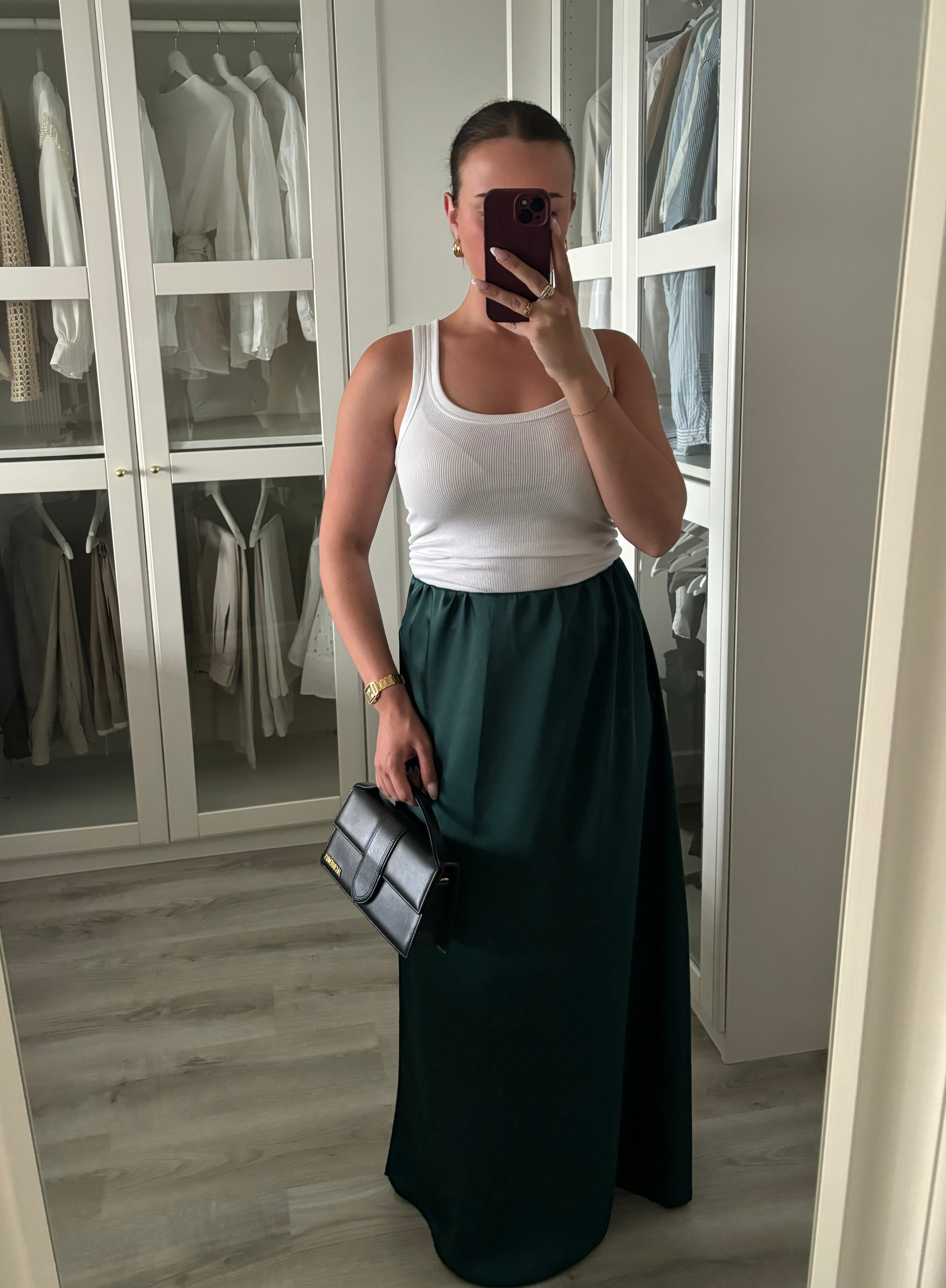 Jupe satinée taille S/M