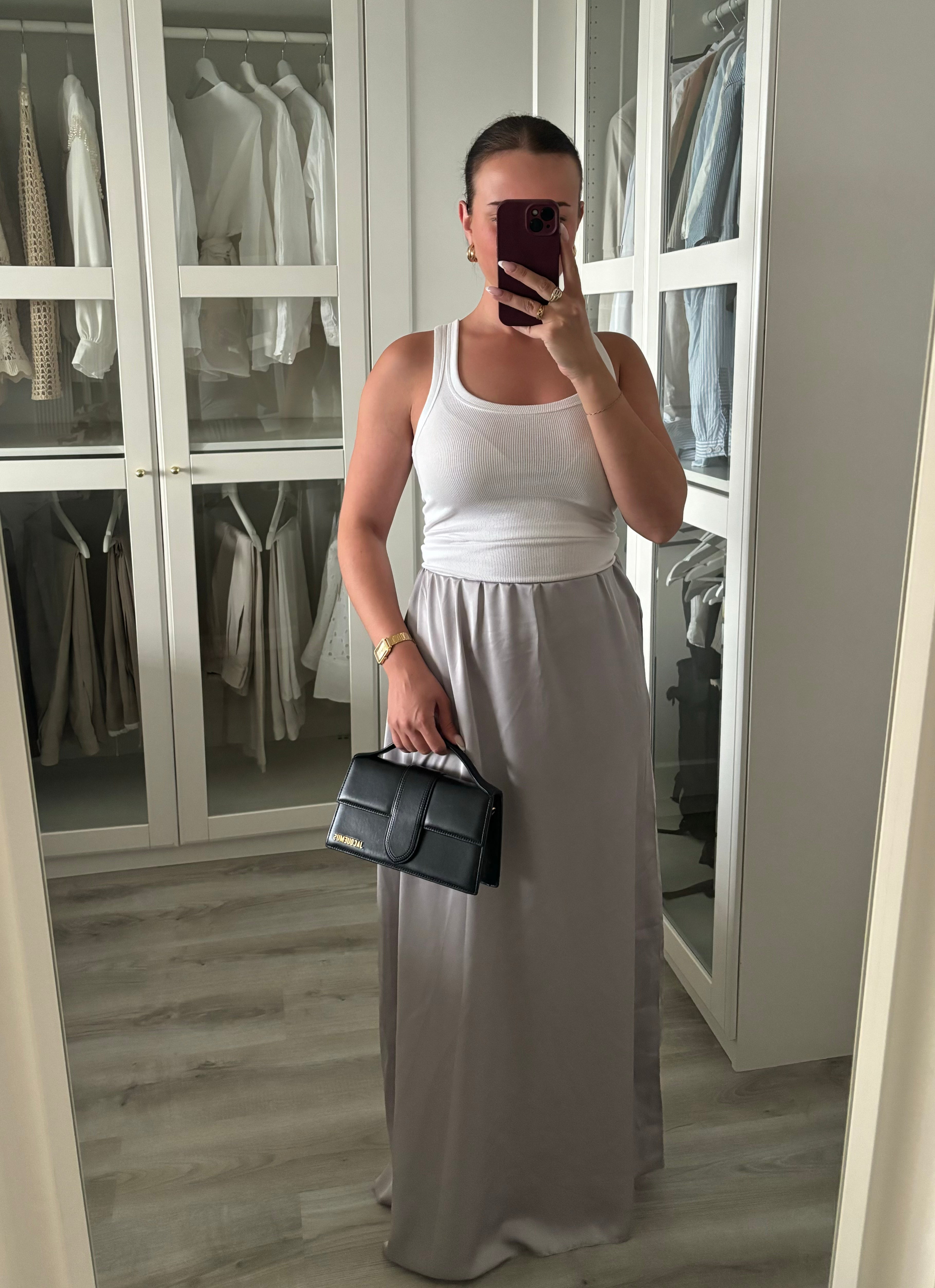 Jupe satinée taille S/M
