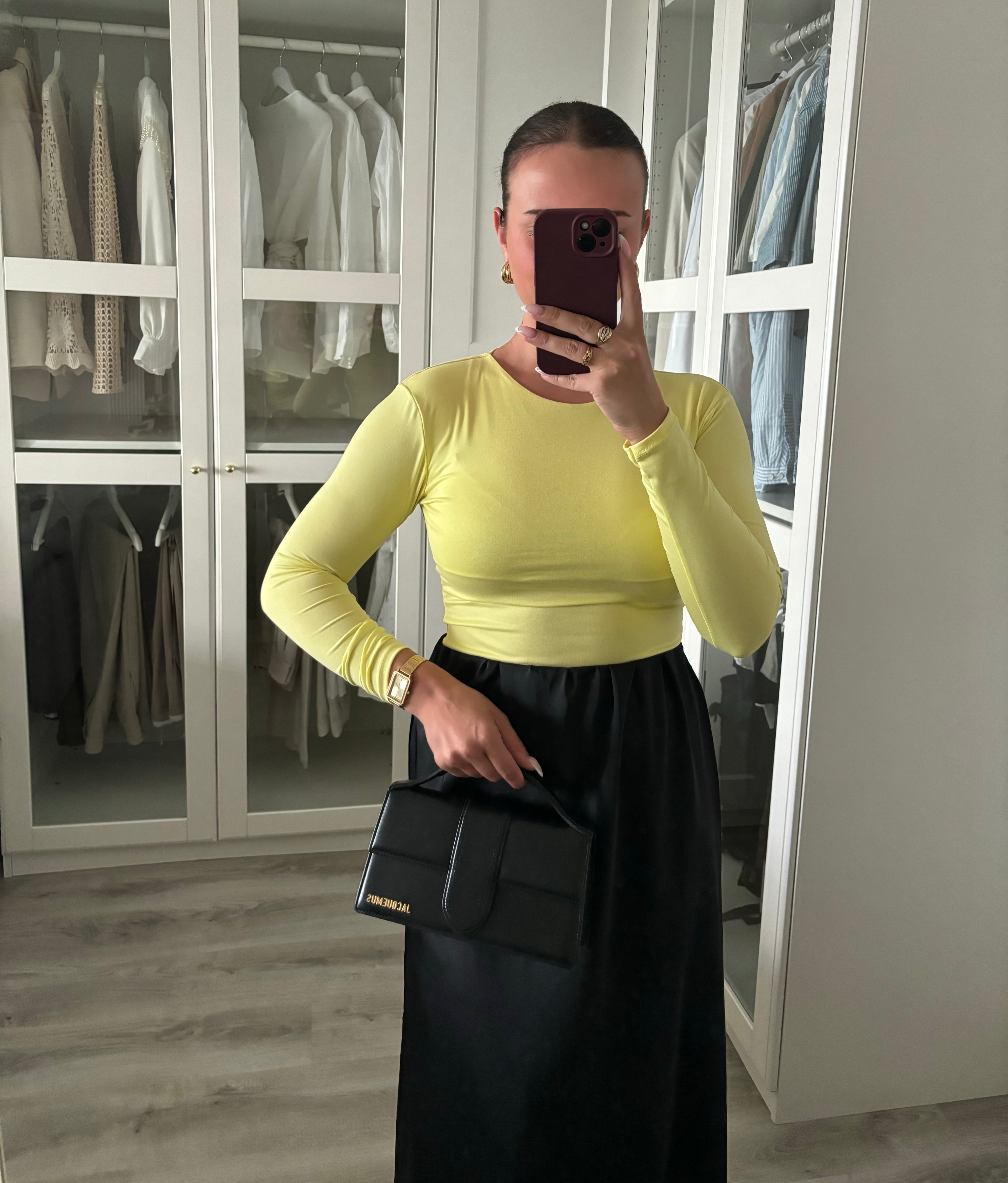 Jupe satinée taille S/M