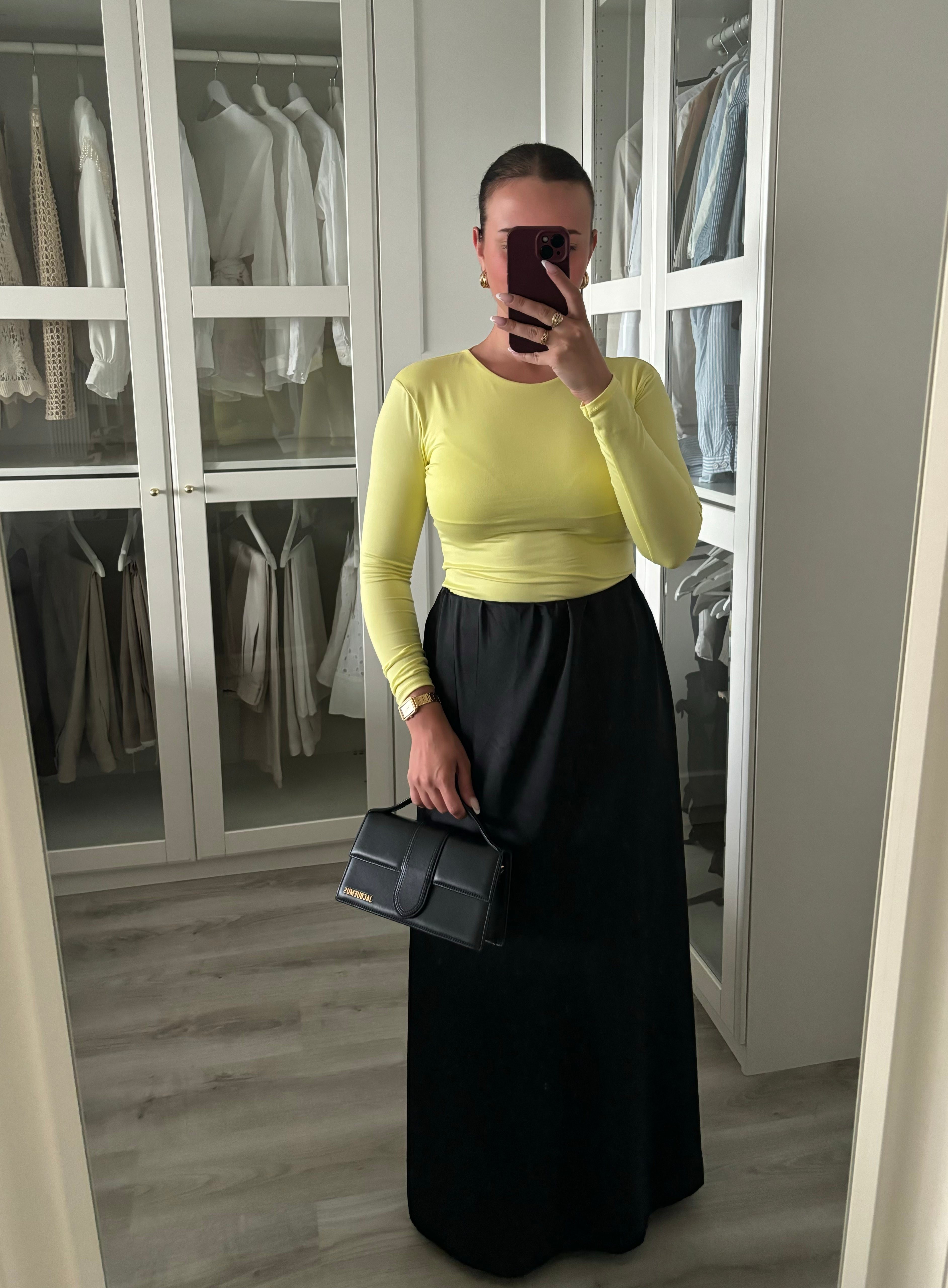 Jupe satinée taille S/M