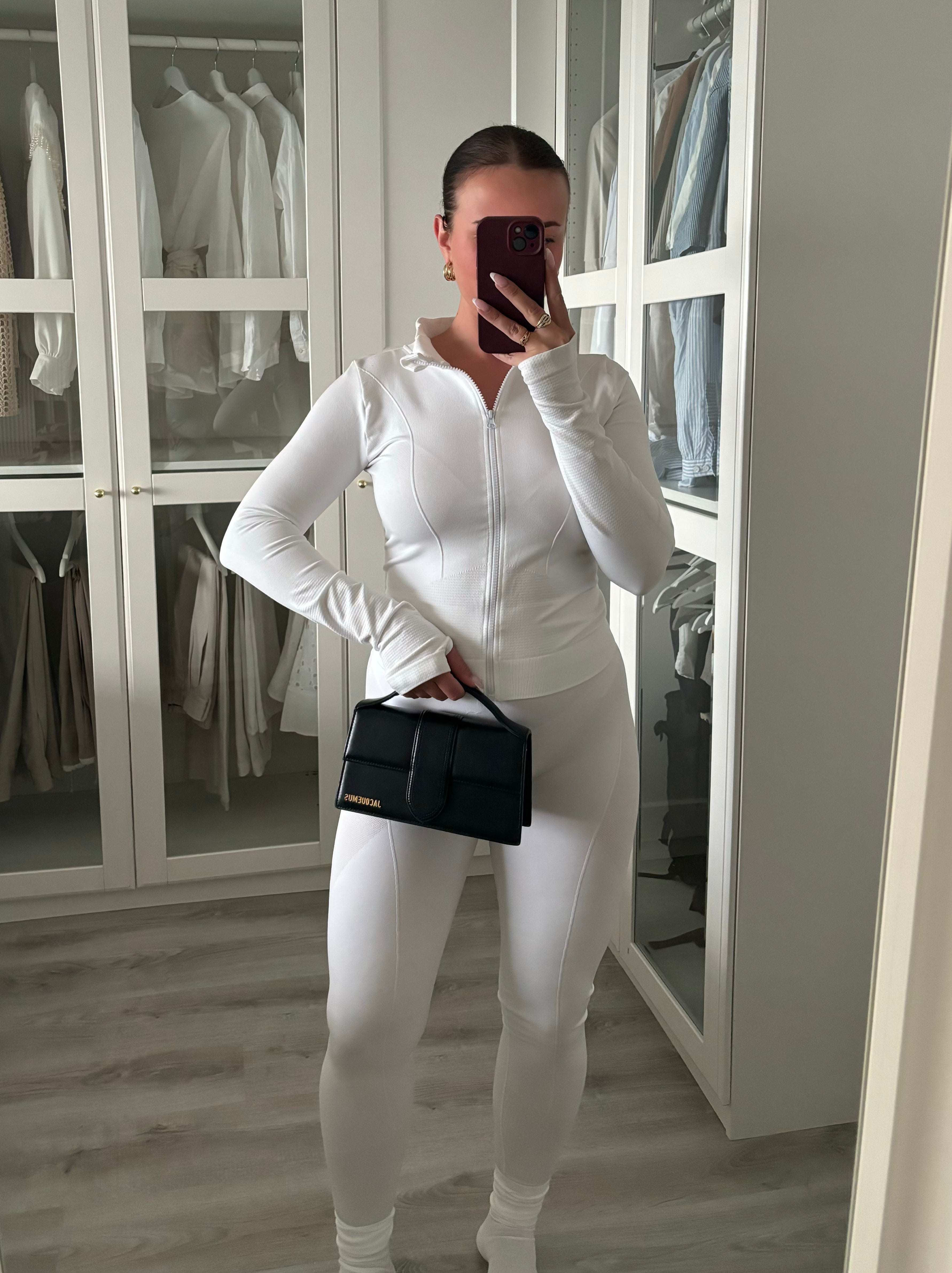Leggings blanc taille M/L