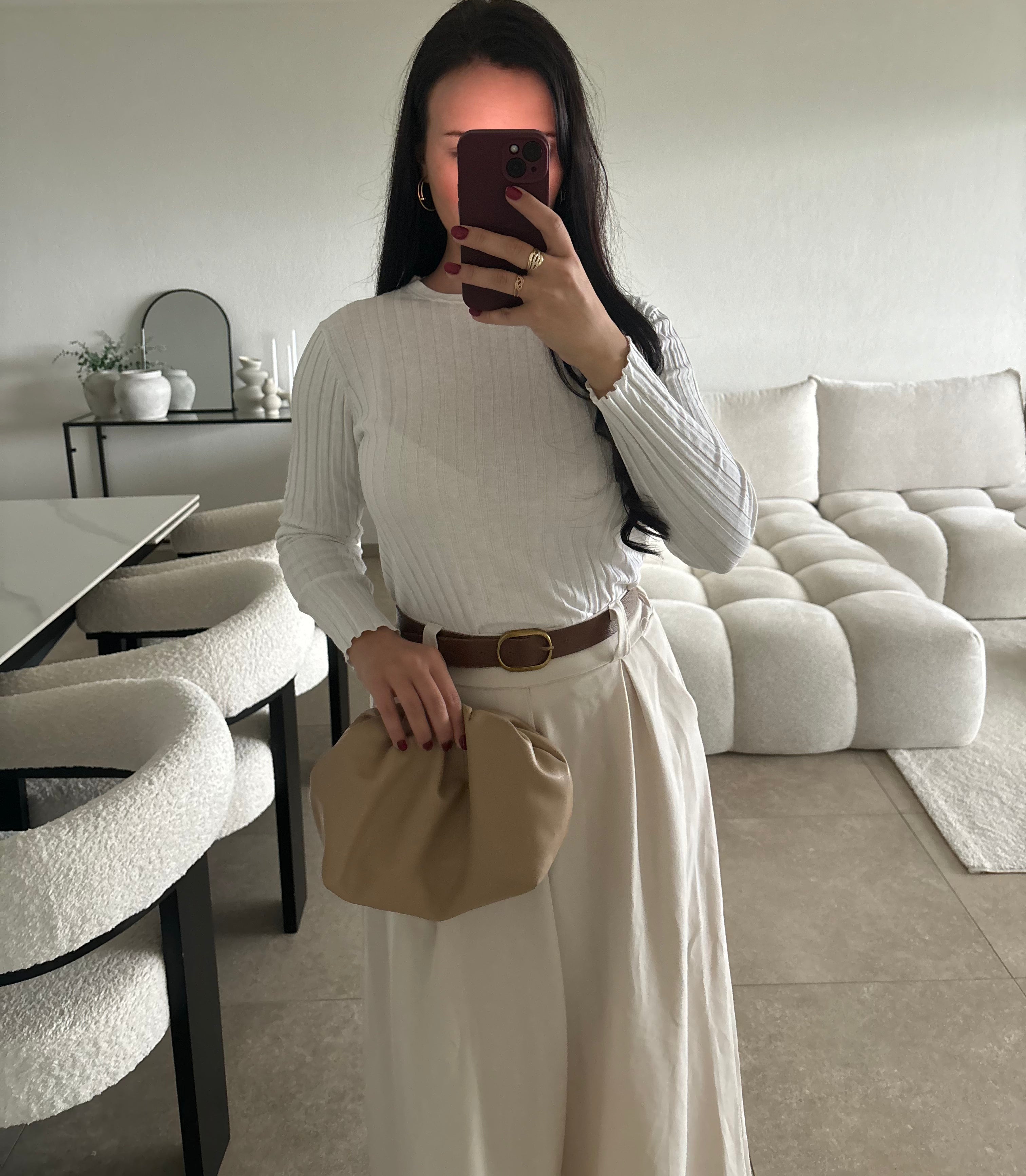 Haut blanc Allude taille S